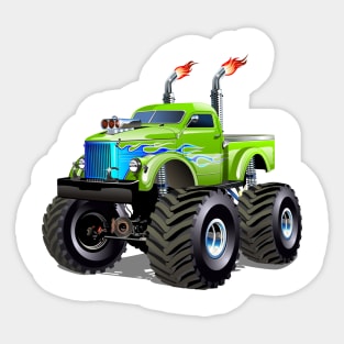 Cartoon monster truck Sticker